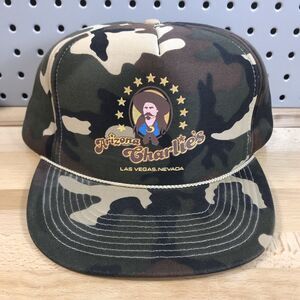 Vintage Arizona Charlie’s Las Vegas Nevada NV Casino Camo Hat EUC Full Foam Cap